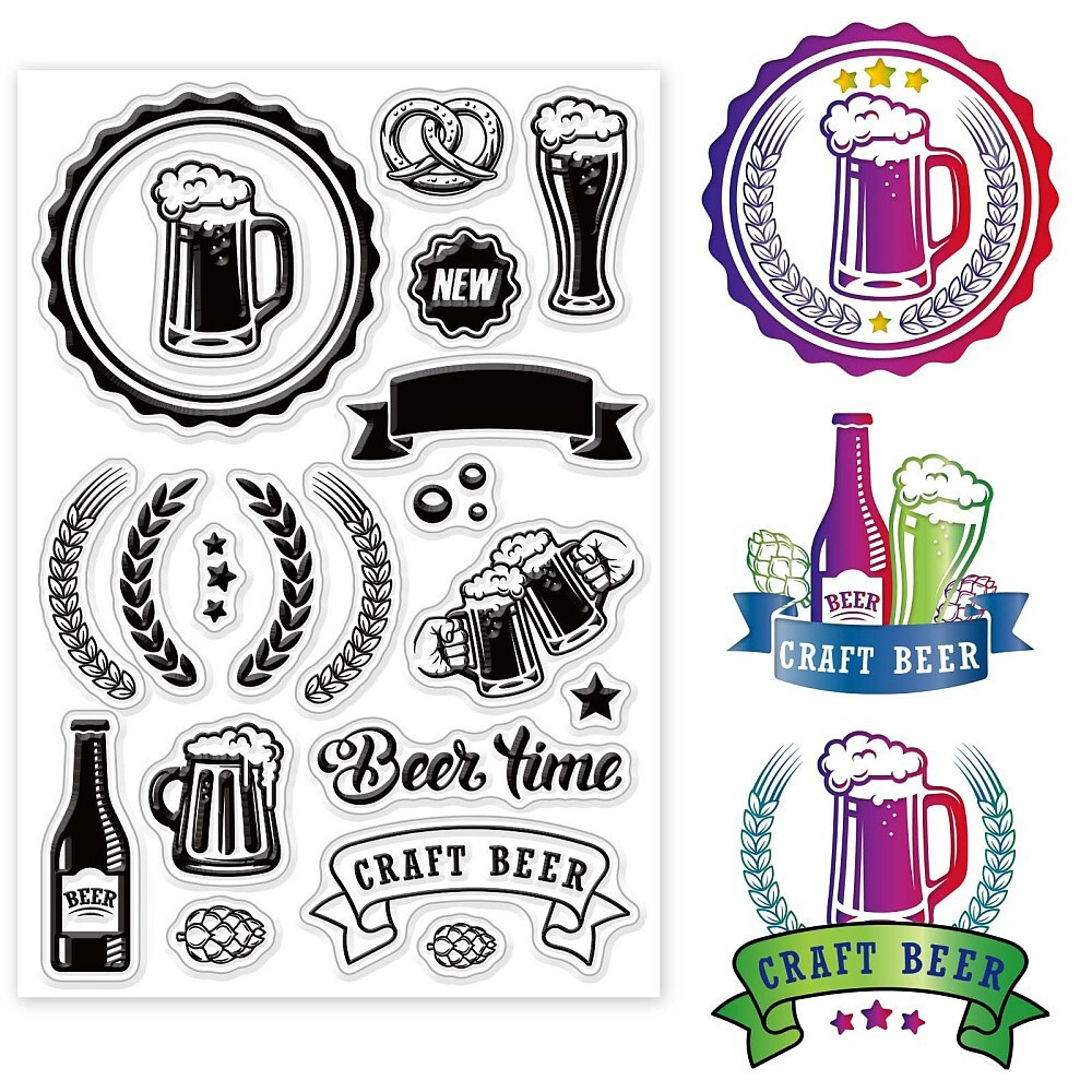 1sheet Custom PVC Plastic Clear Stamps for Scrapbooking Photo Album tive Cards