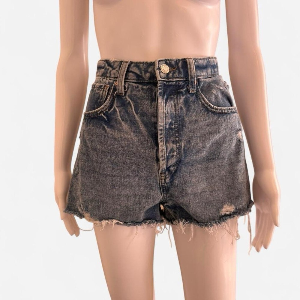 Wild Fable High Rise Cut Off Denim Shorts Blue 100% Cotton Women's Size 8