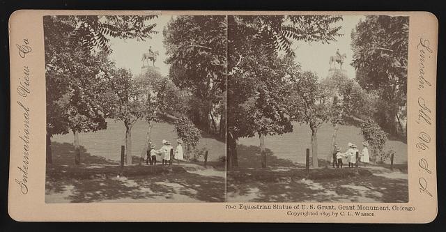 Photo:Equestrian statue of U.S. Grant, Grant Monument, Chicago