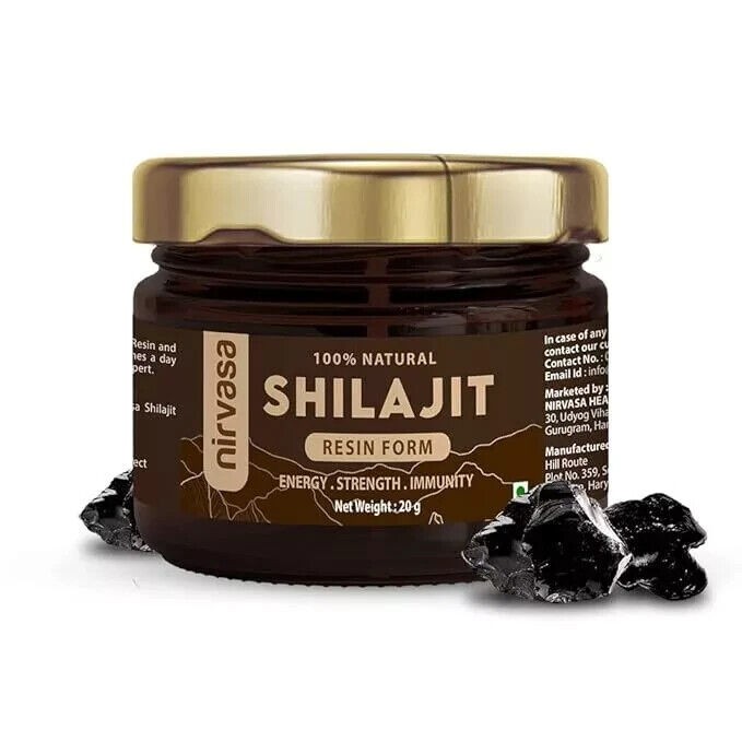 Organic Himalayan Shilajit - 20g, 66 Servings, Ultra-Potent & Pure