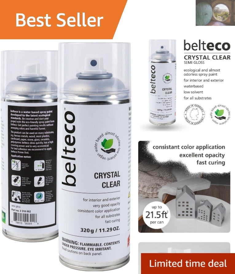 Water-Based Odorless Spray Paint for All Surfaces - Fast Drying & Versatile