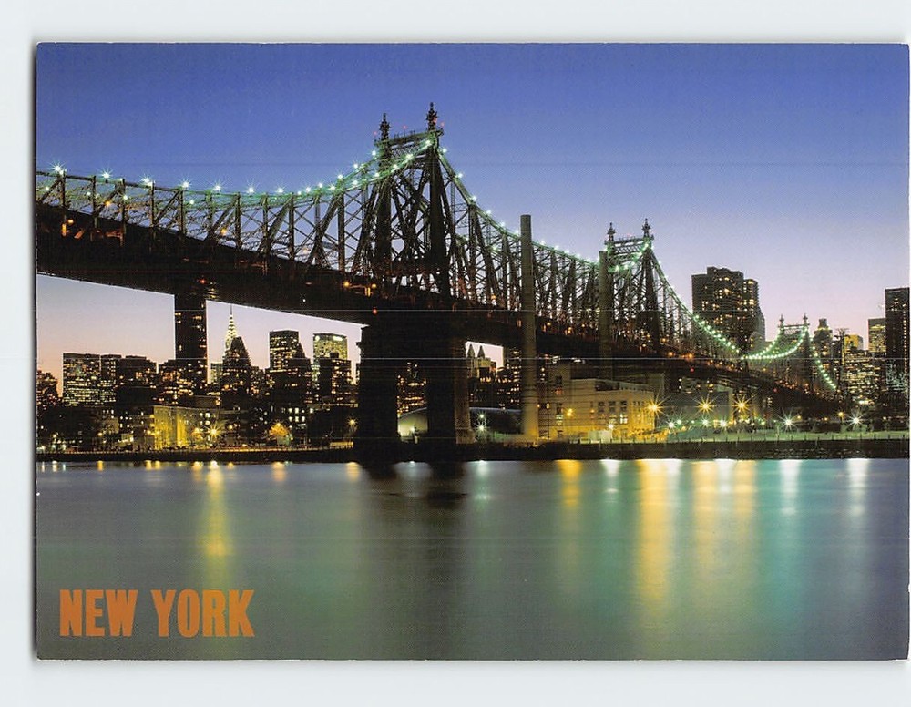 Postcard 59th Street Bridge New York City New York USA