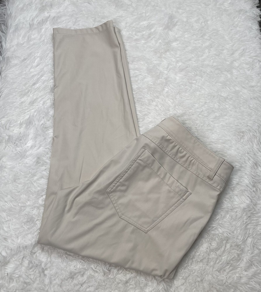 Johnnie-o Prep-formance Chino Pants Men’s Size 36x32 Off White Wicking Golf
