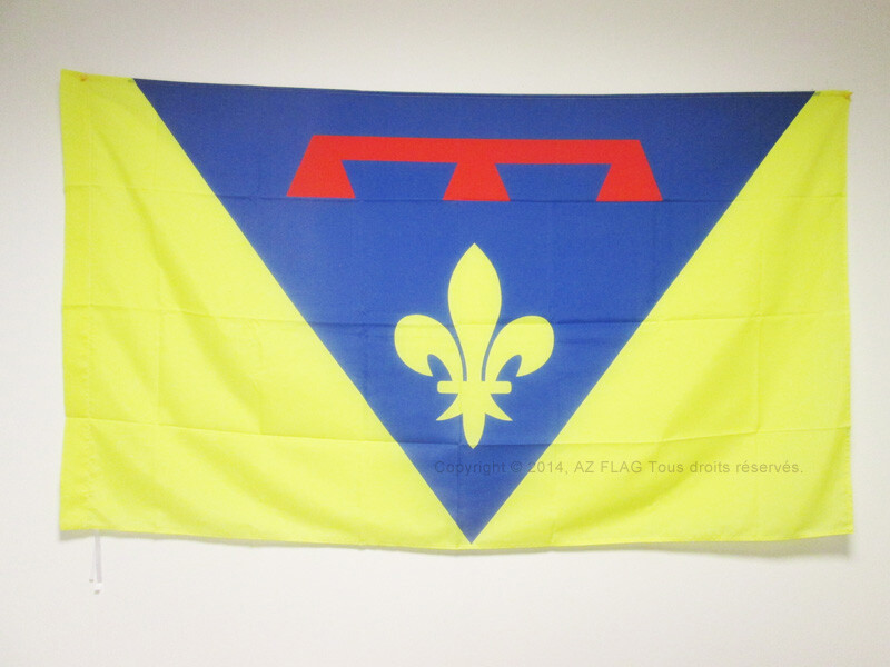 Var France Flag 3x5 ft - 90x150 cm French Department Banner with Pole Sleeve