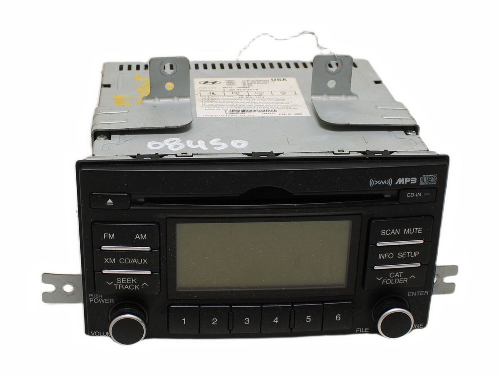 Radio Without Cassette With Satellite Fits 2007-2011 ACCENT OEM***CODE NOT PROVIDED***