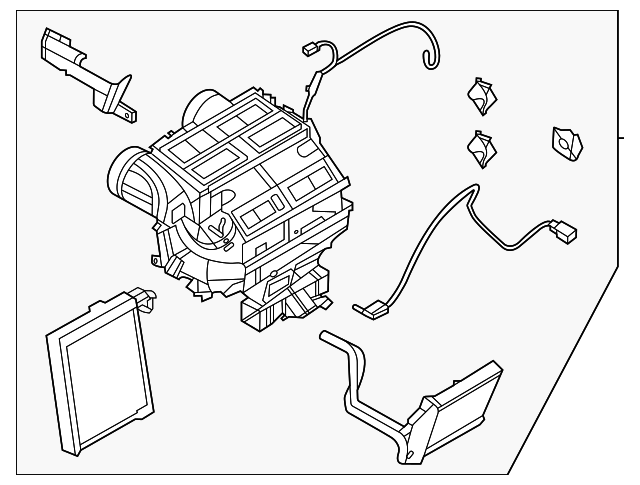 Genuine Nissan HVAC Unit Case Assembly 27110-6LB1A