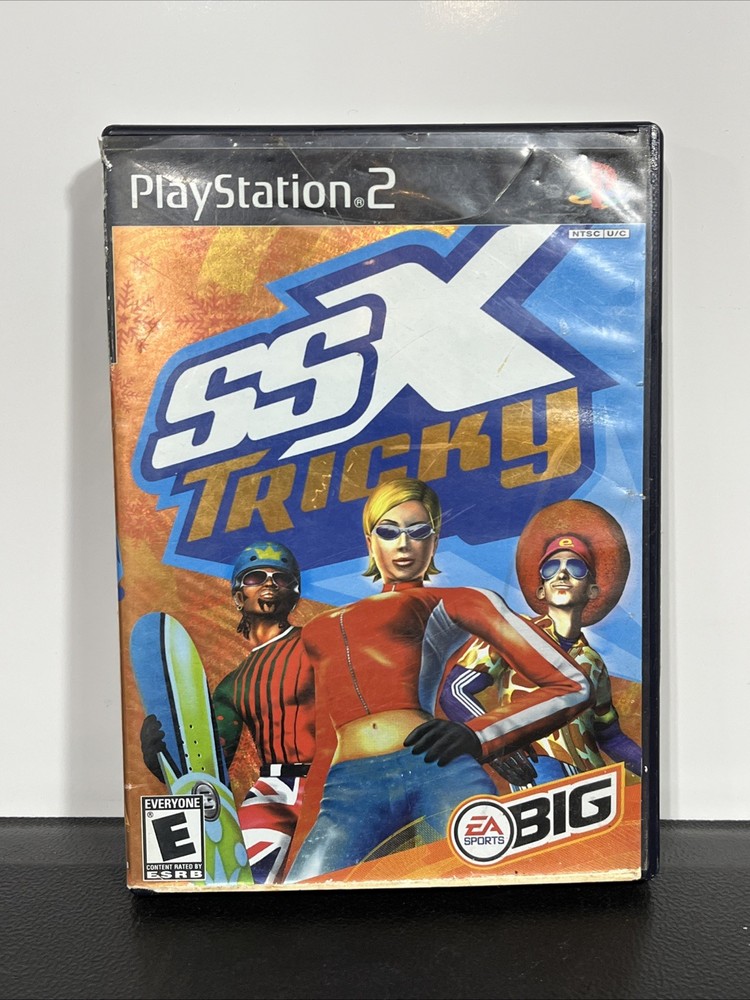 SSX Tricky (Sony PlayStation 2 PS2) Black Label - No Manual- UNTESTED AS IS