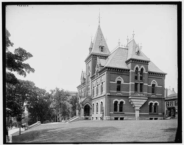 Photo:Public Library Springfield Massachusetts 1900s