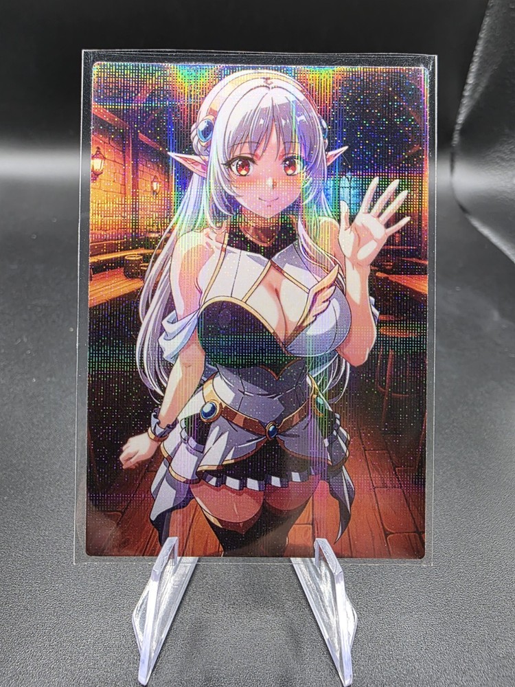 Amelia Rosequartz Holographic Anime Collectible Trading Card