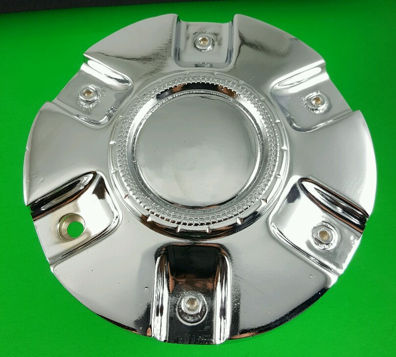 STRADA CENTER CAP # 61442295F-4 (H08) CHROME WHEELS CENTER CAP  ( ALUMINUM )