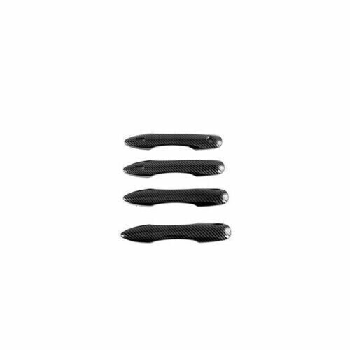For Toyota Corolla Cross 2022-2023 ABS Carbon Door Handle Cover Trim 4PCS NEW