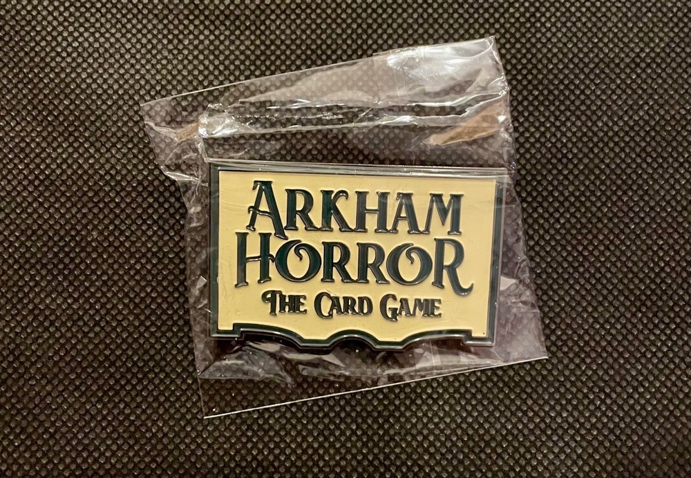 Arkham Horror Card Game Con 2025 Promo Enamel Metal Pin - Fantasy Flight Games