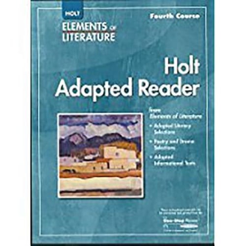 Elements of Literature: Adapted Reader Grade 10 Fourth Course: Used