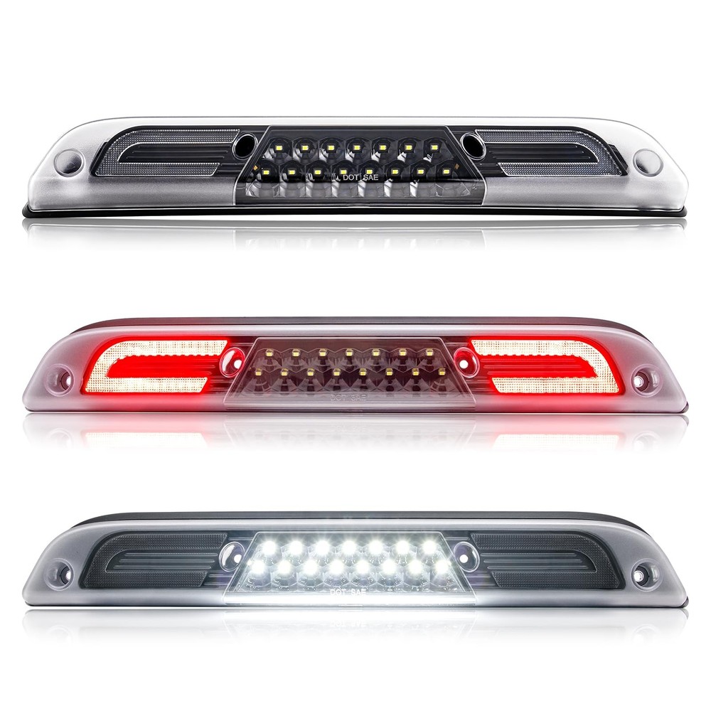 Clear Lens LED 3rd Brake Light Compatible with F150 2015-2024 F250 F350 F450 ...