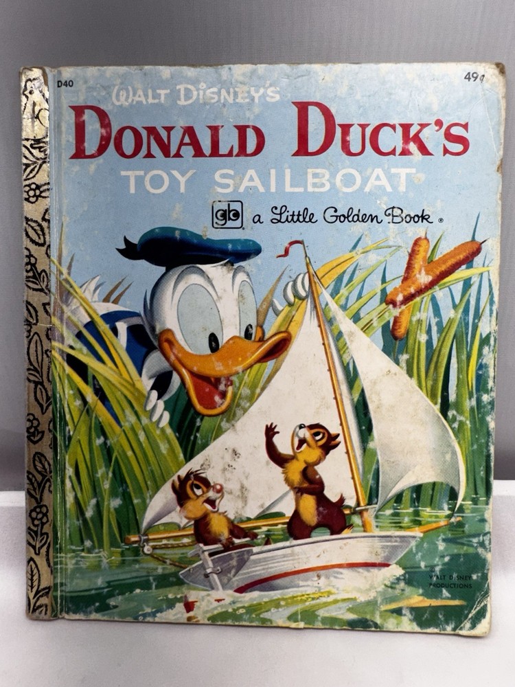 Donald Duck’s Toy Sailboat Little Golden Book