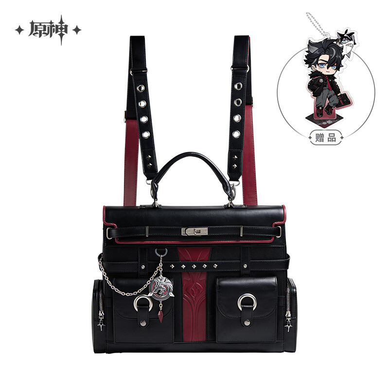 Genshin Impact Wriothesley PU Tote Shoulder Bag Messenger Gift