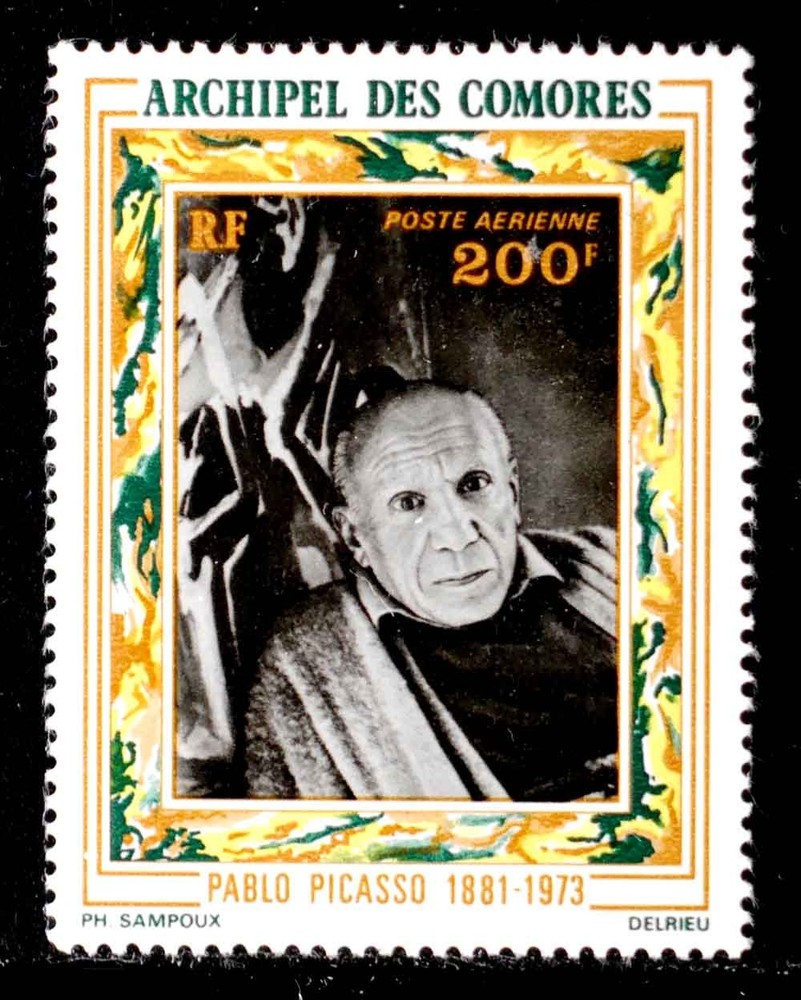 Comoro Is., France: 1973 Stamp Mnh Picasso Airmail Scott #C57 Sound