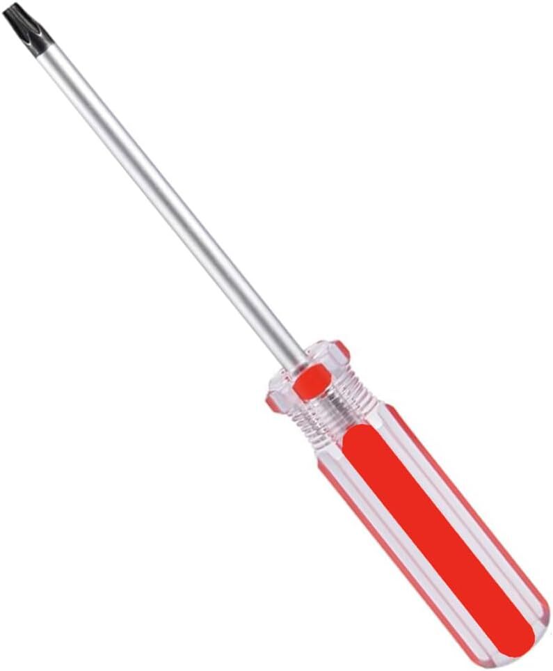 T20 Torx Magnetic Security Screwdriver with Star Bit for Electronics and DIY