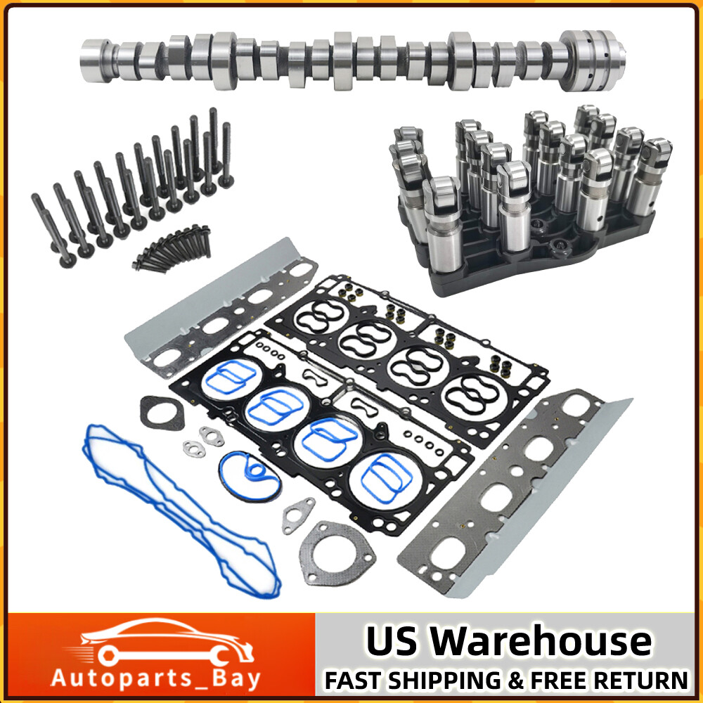 MDS Lifters Head Gasket Bolts Camshaft Kit for Dodge Ram 1500 5.7L Hemi