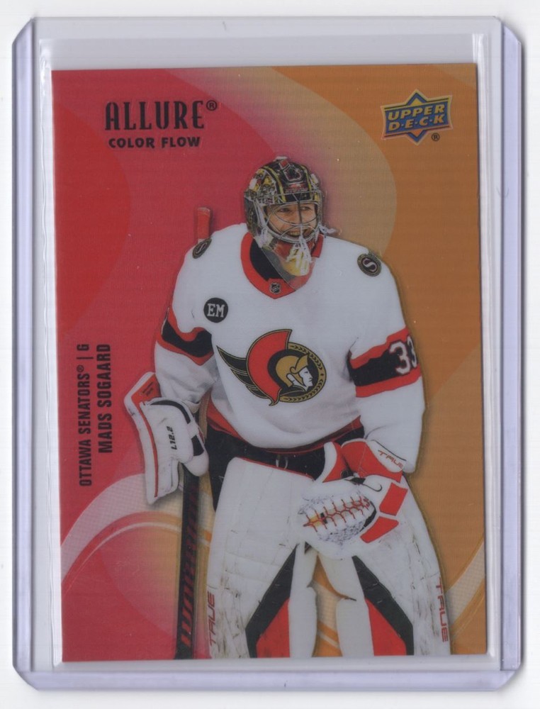 2022-23 Red-Orange SP Mads Sogaard Ottawa Senators #SF-15