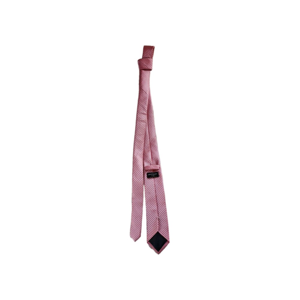 Pierre Cardin Mens Tie Pink Stripes
