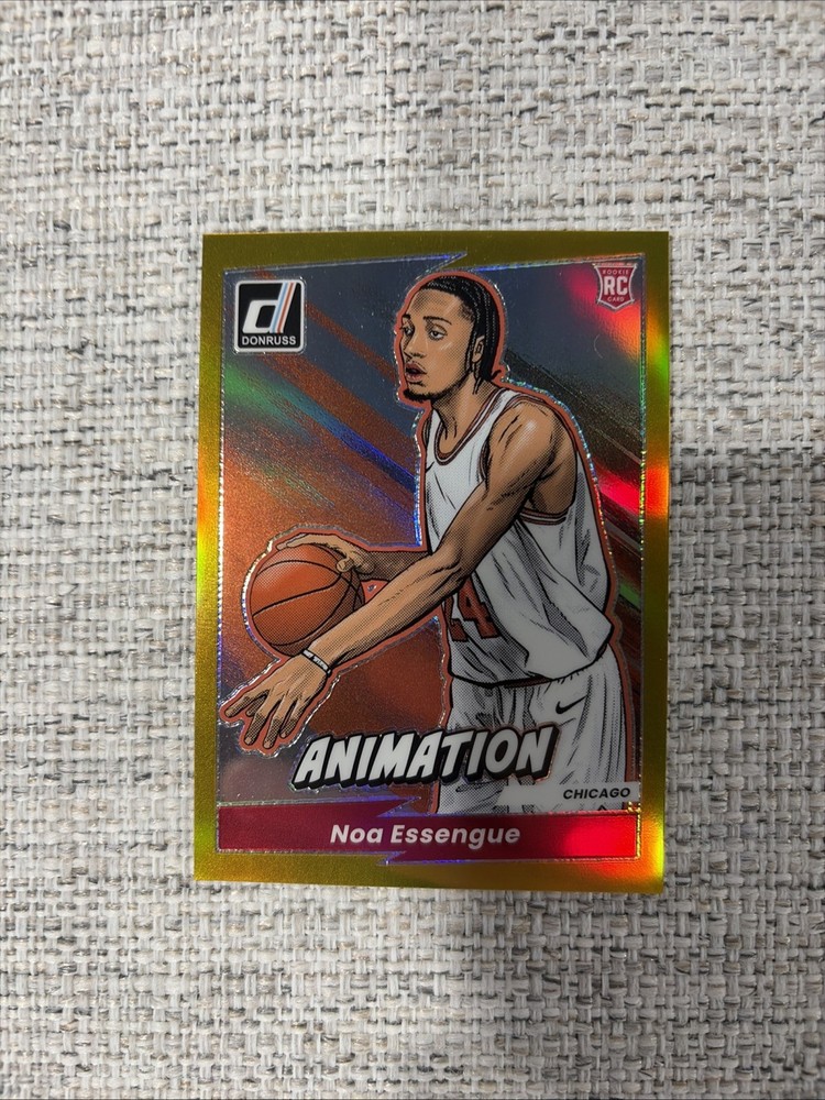 2025 Donruss NBA SSP Animation Noa Essengue RC Case Hit Gold /10