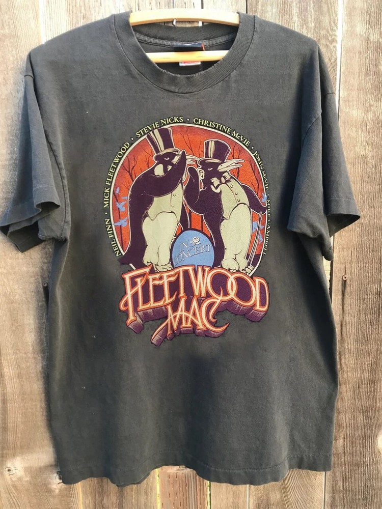 Fleetwood Mac British-American Rock Band Tour Charcoal T shirt NH13487