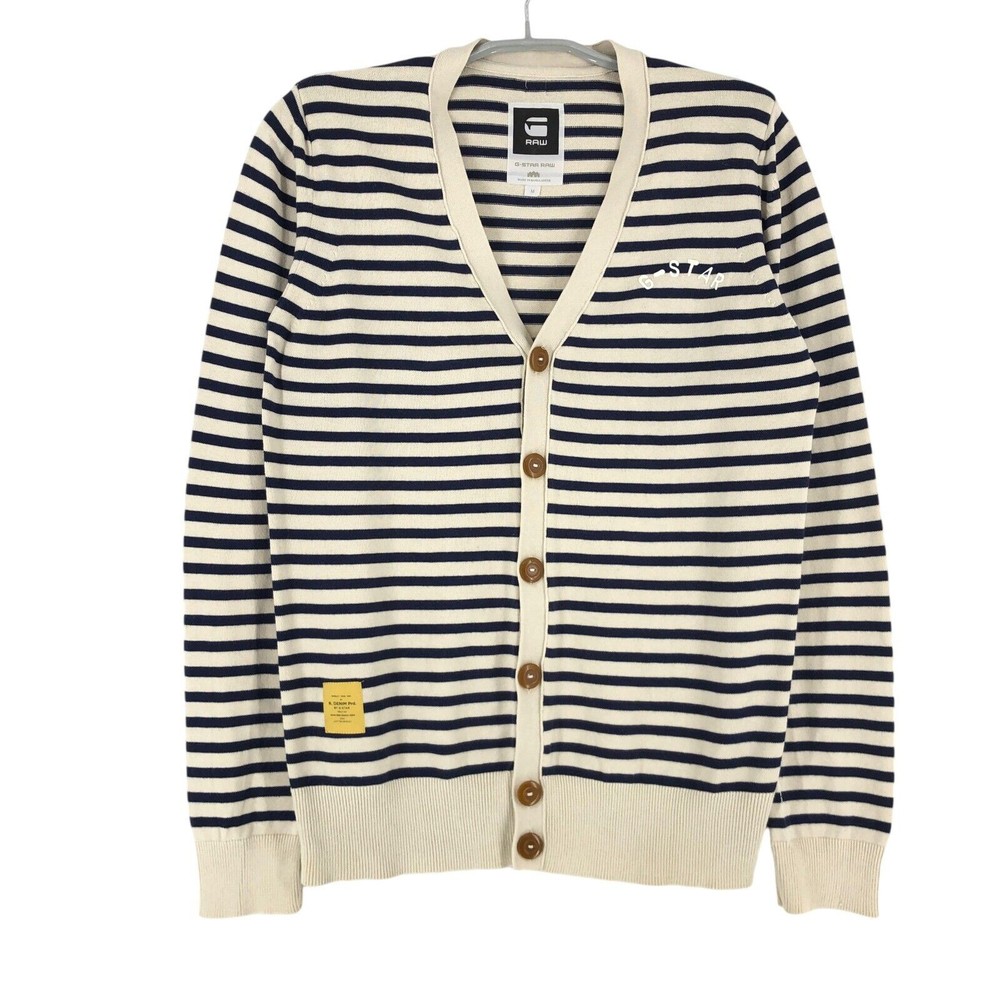 G-STAR RAW Aboard Cardigan Jumper Sweater Men Size M