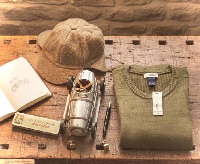 Rare Swank 10 K Gold Golf Cufflinks Sherlock Holmes Hat J Crew Vintage Lot