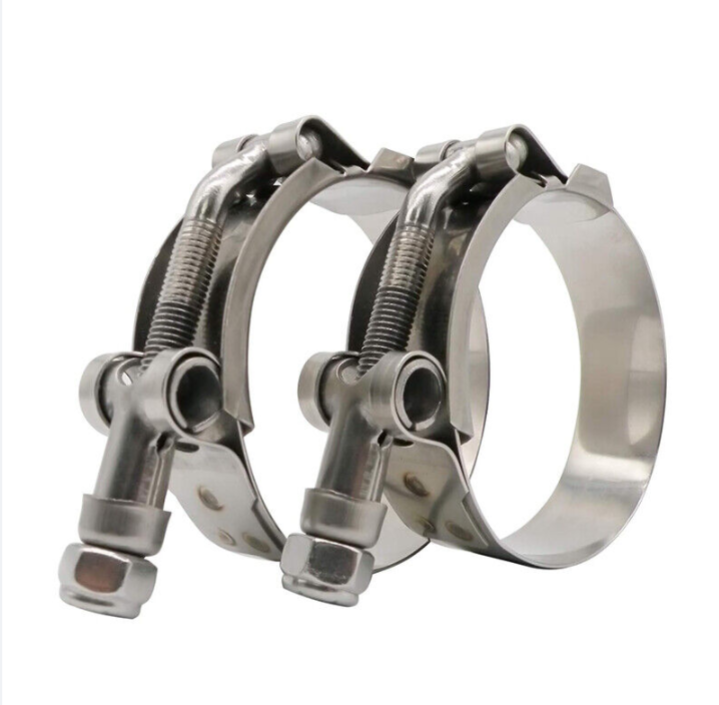 2 pcs 79-87mm Stainless Steel T-Bolt Clamp Turbo Intake Silicone Hose Clamps