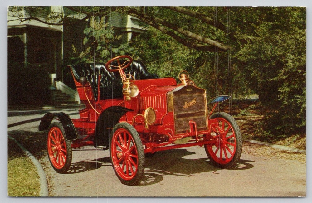 1907 Maxwell Antique Car Hill & Sanders Ford Wheaton Maryland Vintage Postcard
