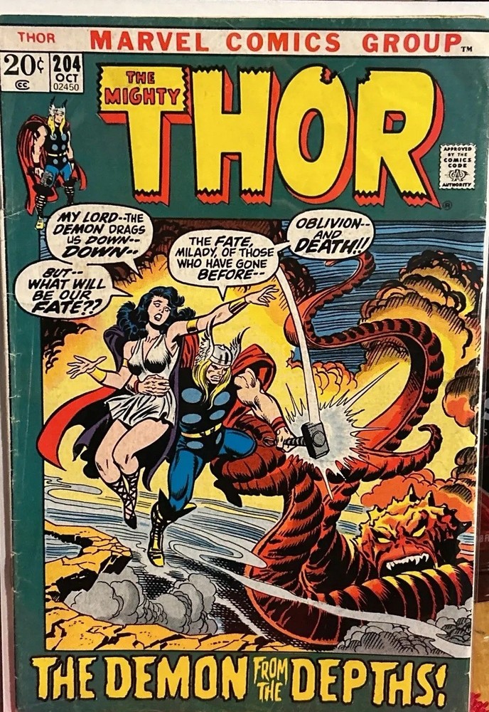 The Mighty Thor #204 (Marvel Comics October 1972)