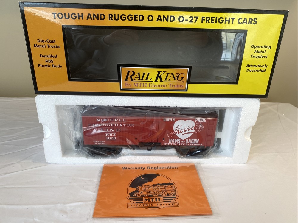 MTH RailKing 30-78115 Morrell Refrigerator Line 19th Century Reefer #5628 New O