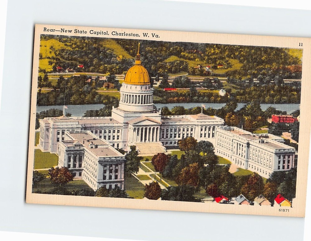 Postcard State Capitol Charleston West Virginia USA