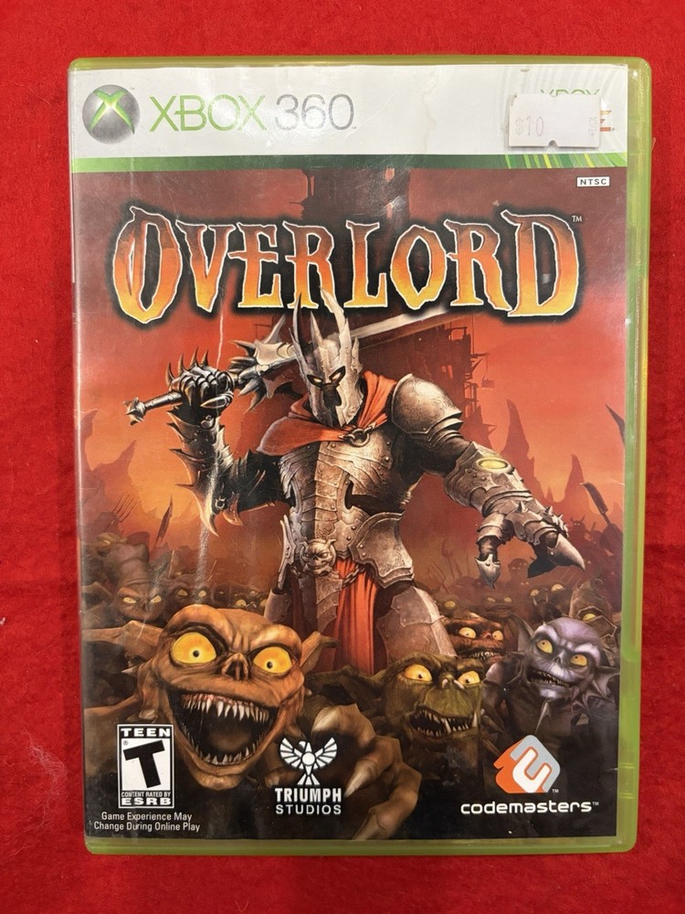 Overlord Microsoft Xbox 360 Complete With Manual, 2007, Tested Working