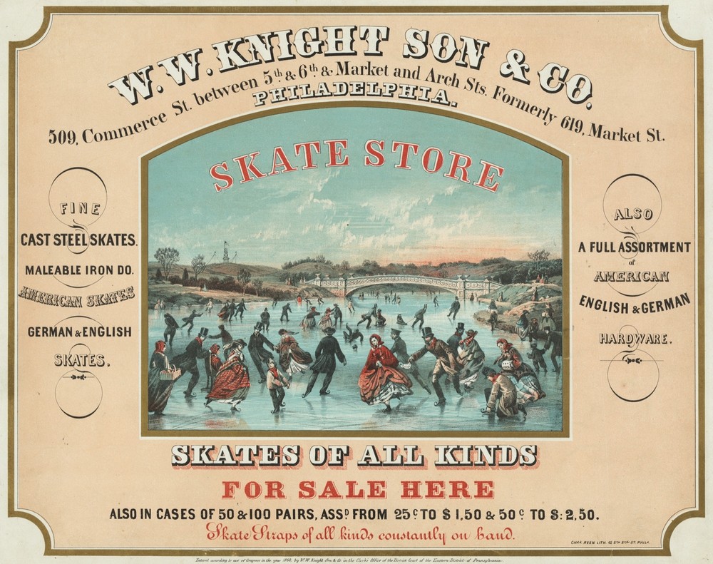 9629.Decoration Poster.Room Wall art.Home decor.Skating store.Steel skates