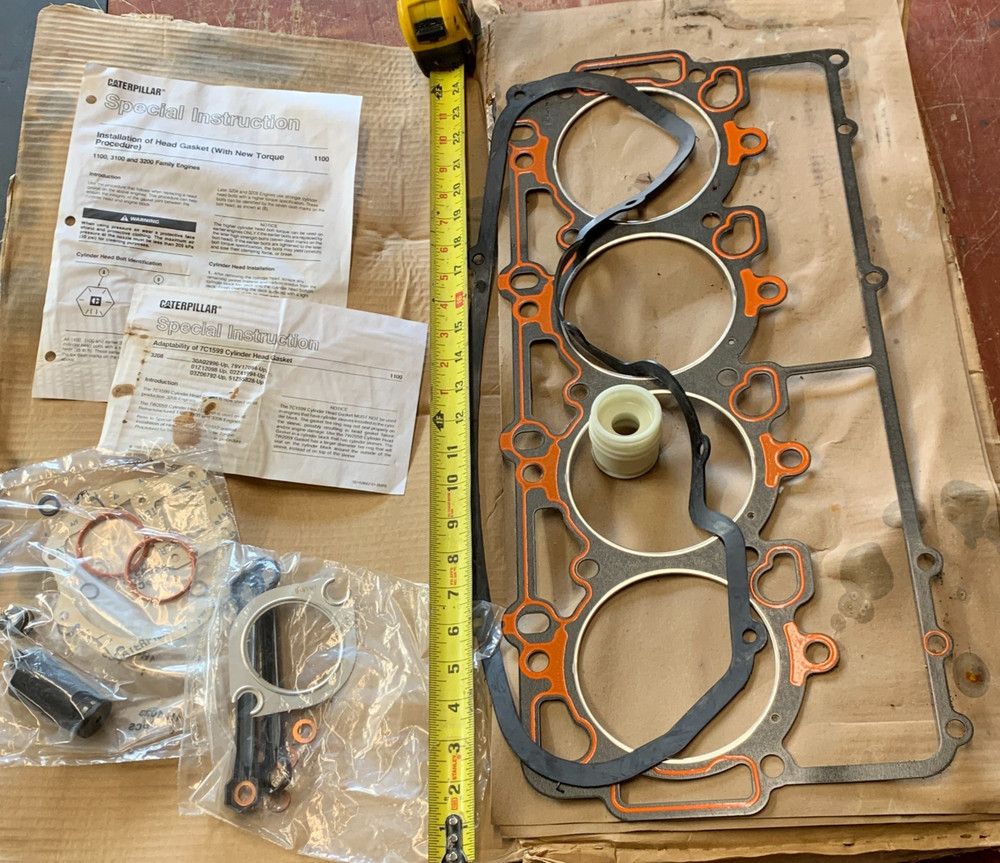 Caterpillar OEM Original CAT 242-9836 Cylinder Head Gasket Kit 2429836 for 3208