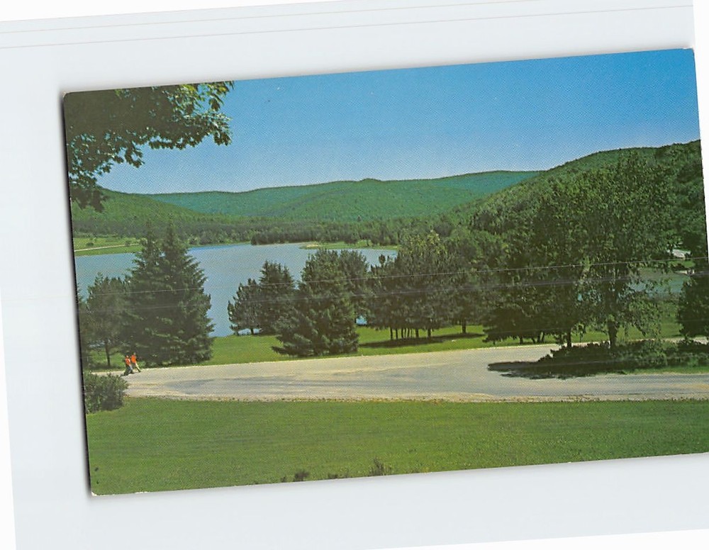 Postcard Red House Lake at Allegany State Park Red House USA
