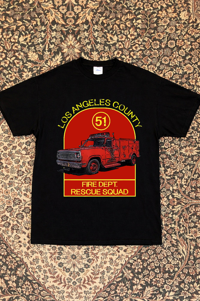 Limited Edition Los Angeles County Fire Department Rescue Squad T-Shirt
