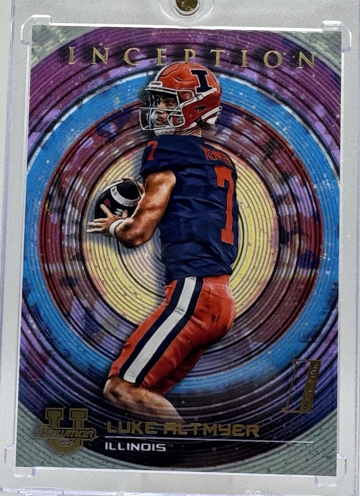 2023 Bowman U Inception #39 Luke Altmyer Illinois