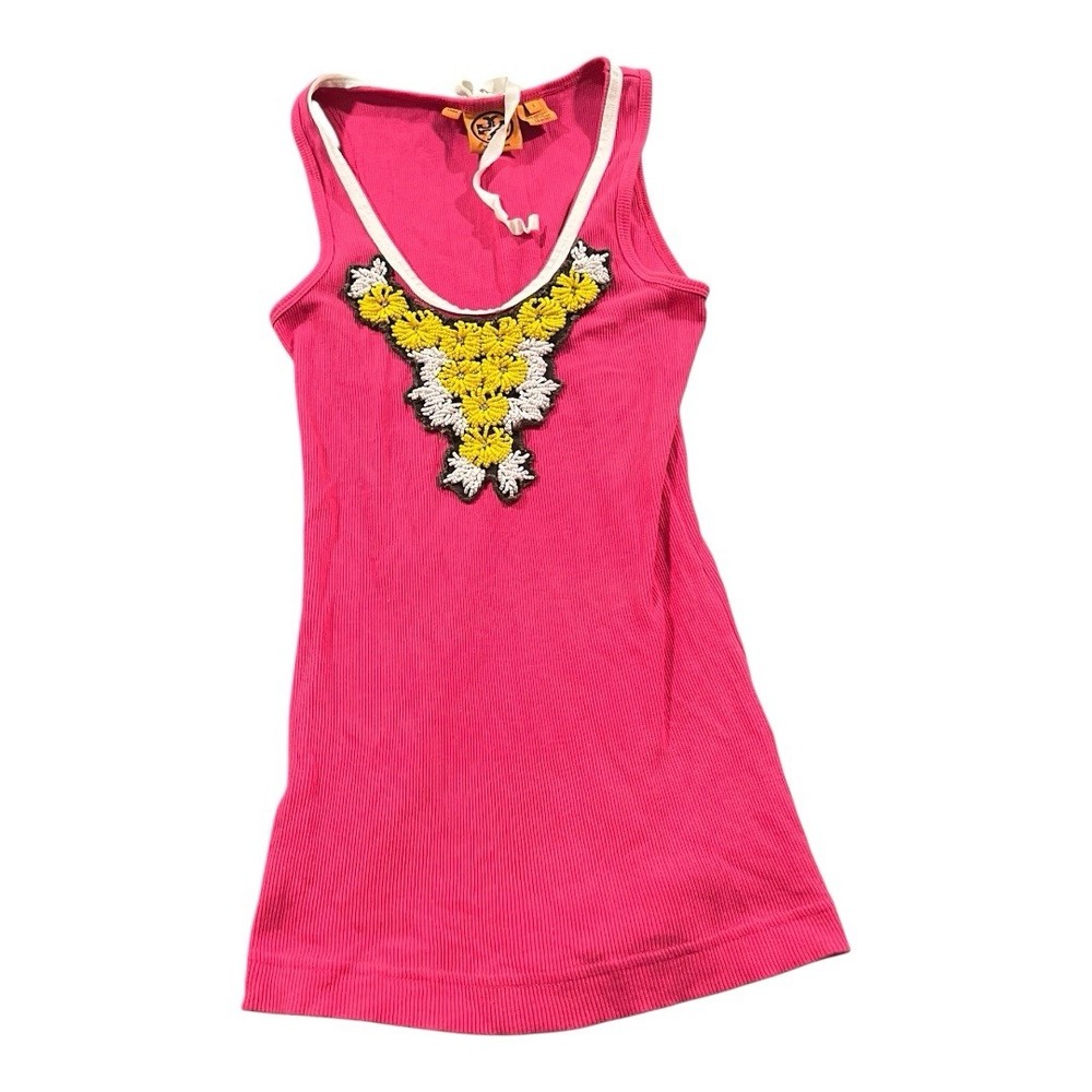 Tory Burch Women's Pink Sleeveless Blouse Size S