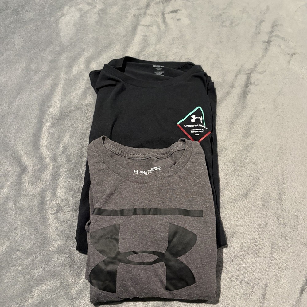 Under Armour T Shirts Mens 2XL Tall Loose Fit Tee Bundle
