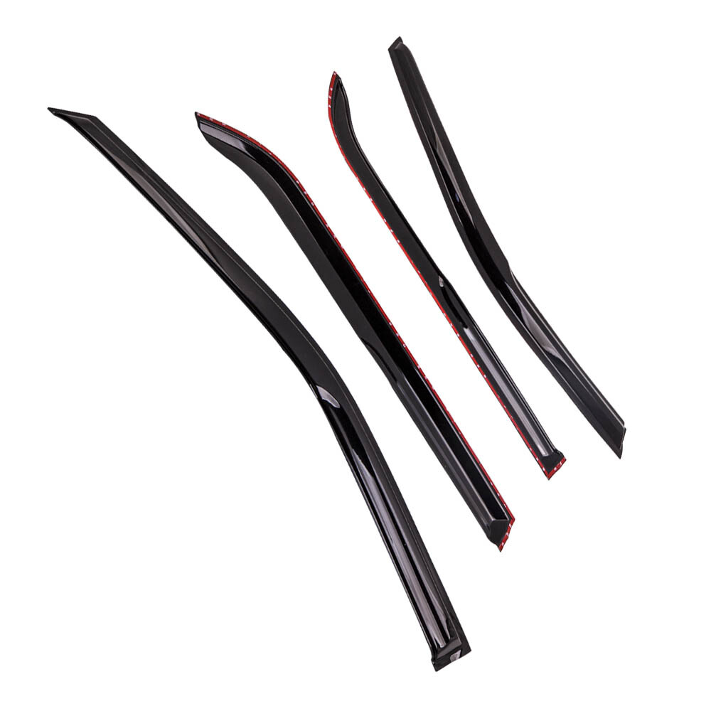 4pc Smoke Plastic Window Deflectors for Ford Explorer 2011-2019 Rain Guards