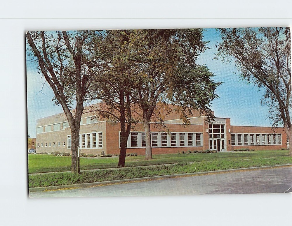 Postcard North Dakota State College Livestock Arena Fargo ND USA North America