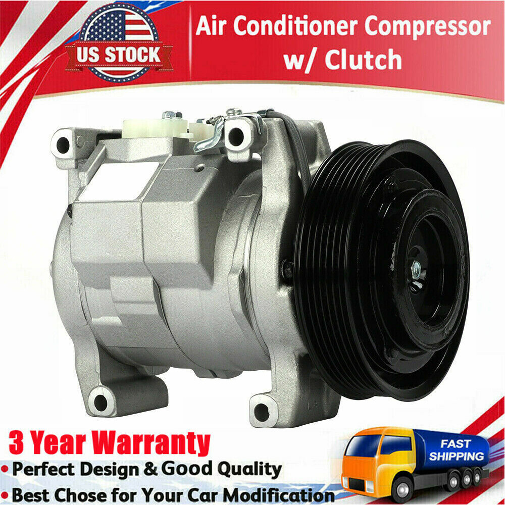 AC A/C Compressor With Clutch Kit For 2003-2007 06 Honda Accord 2.4 L CO 28003C