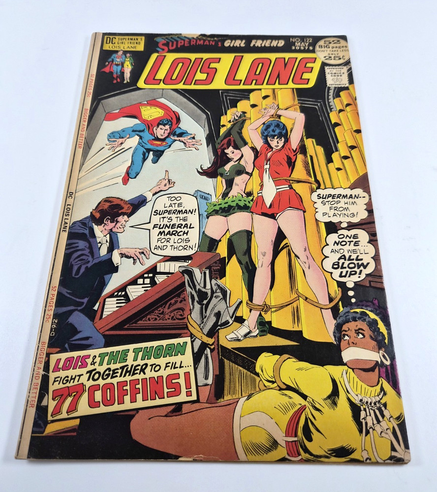 Superman's Girlfriend Lois Lane #122 1972 DC 52-page giant Thorn Bondage Cover