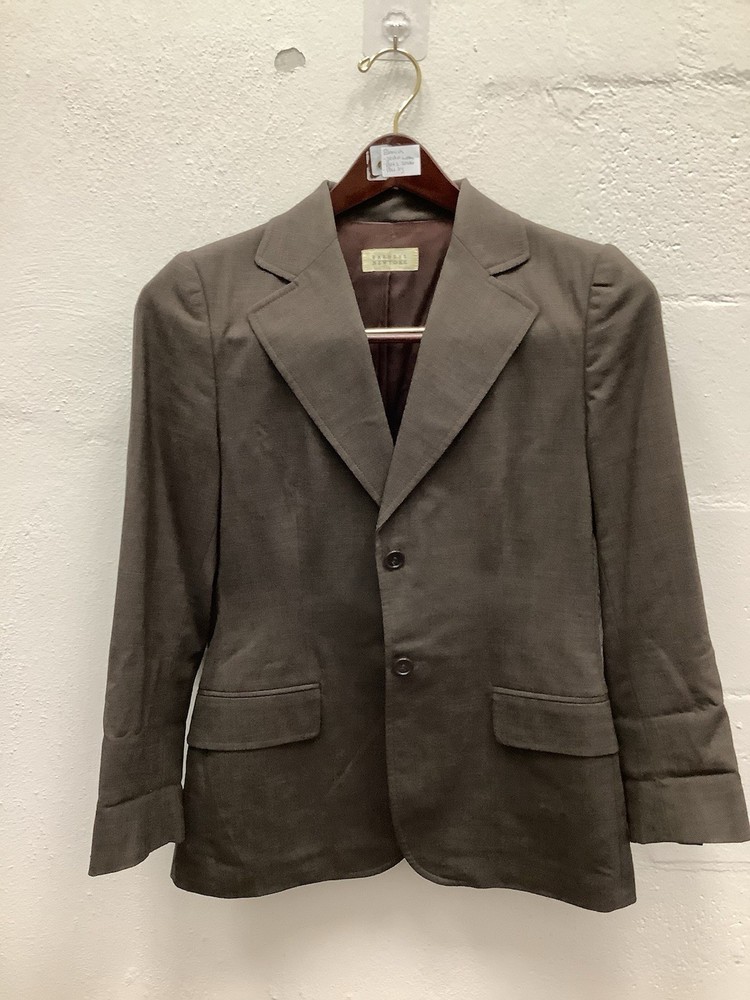 Barneys New York Brown Suit Jacket Size 8 0226-233