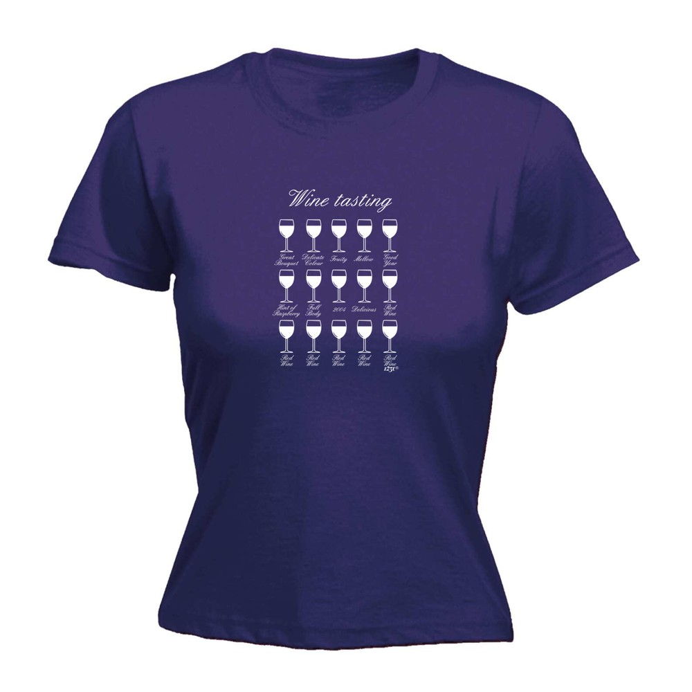 Wine Tasting - Womens T Shirt Funny T-Shirt Novelty gift tshirt