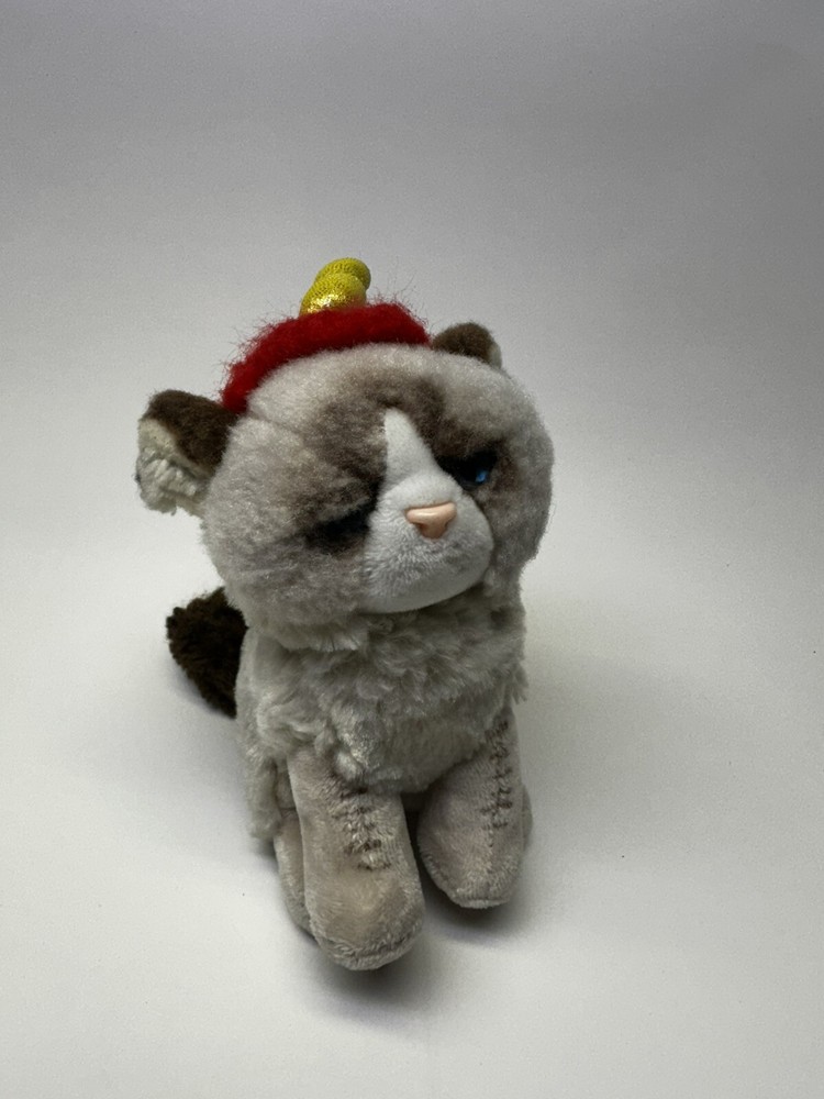 Gund Grumpy Cat Stuffed Animal Plush Rainbow Unicorn 7”