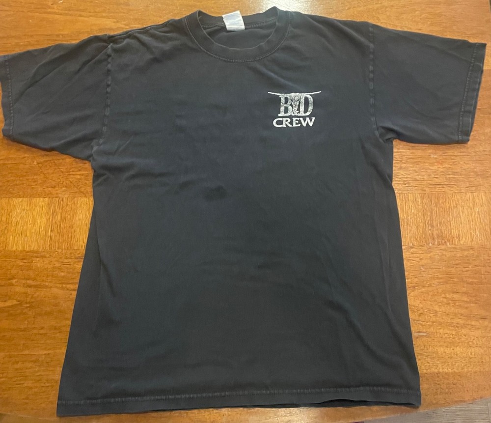 Brooks & Dunn Stage  crew t-shirt.  Size Large.  Black. Country. Concert.